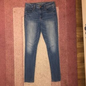 American eagle high rise denim